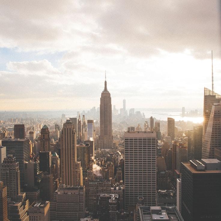City skyline in Paris, France